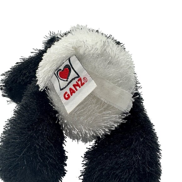Fluffy Panda Plush By Ganz 6" Black & White Soft Stuffed Toy NO CODE - Picture 4 of 4